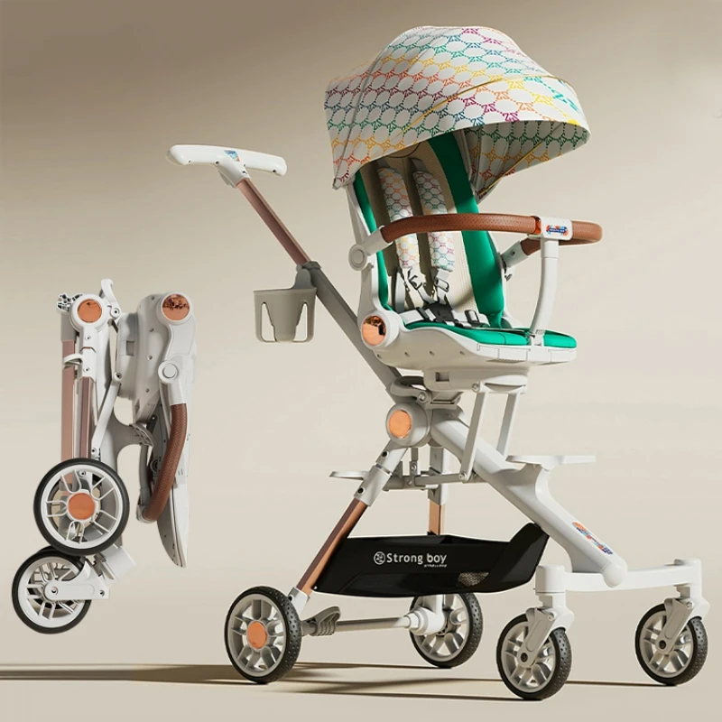 0-3-Year-Old-Children-s-Carts-Travel-Stroller-Detachable-Multifunctional-Baby-Carriage-Portable-Cart-Newborns