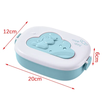 Cute Lunch Box for Kids Compartments Microwae Bento Lunchbox Children Kid School Outdoor Camping Picnic Food 1