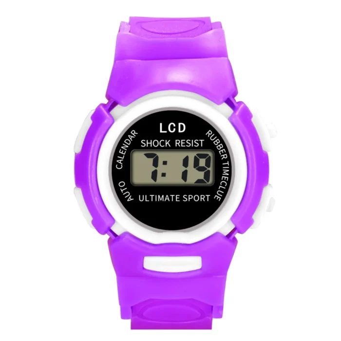 Hot Sale Waterproof Children Watch Boys Girls LED Digital Sports Watches Silicone Rubber Watch Kids Casual 1