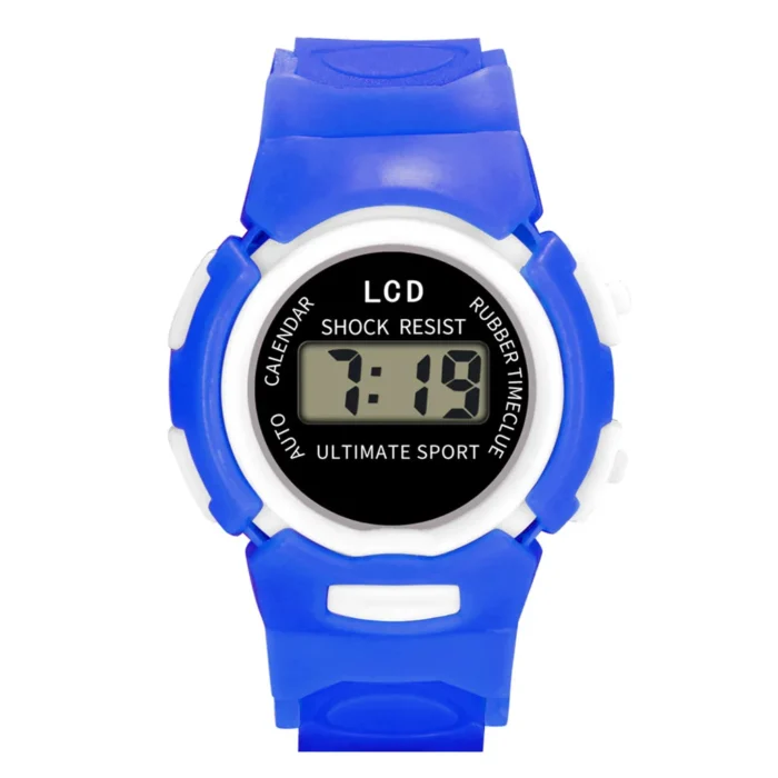 Hot Sale Waterproof Children Watch Boys Girls LED Digital Sports Watches Silicone Rubber Watch Kids Casual 2