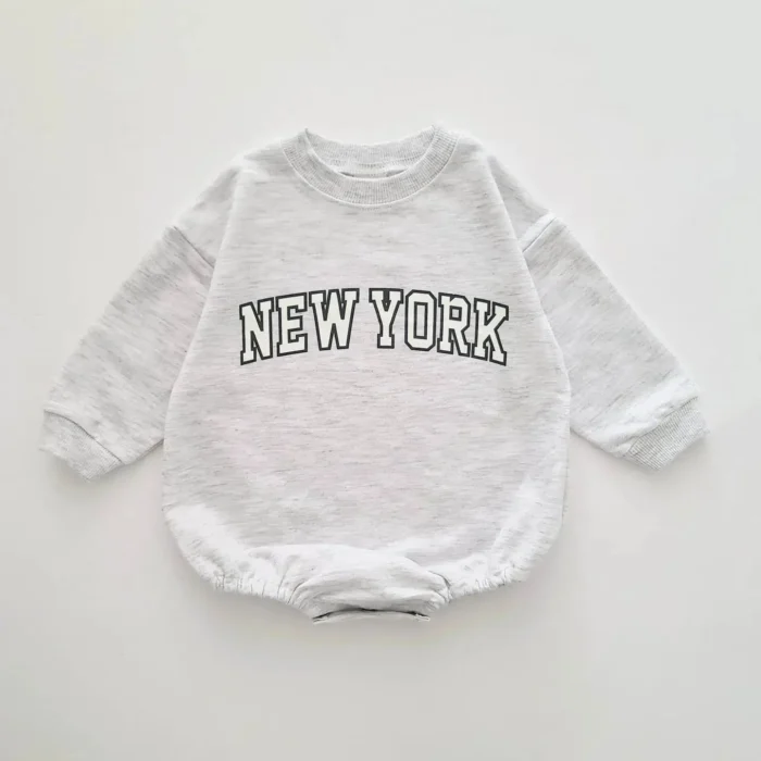 INS Kids Boys New York Sweatshirt Jogger Pants Set 2023 Autumn New Baby Girls Clothes Toddler 4