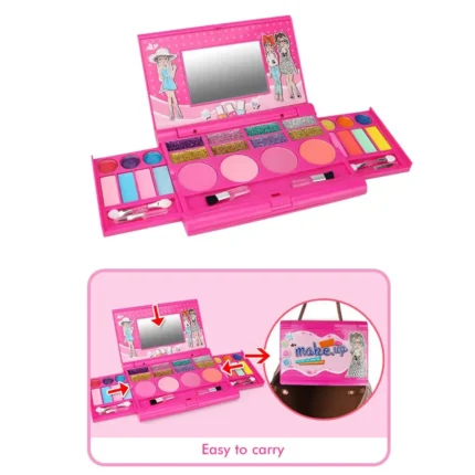 Kids Cosmetic Kit Storage Box Simulation Cosmetics Toy Household Princess 1