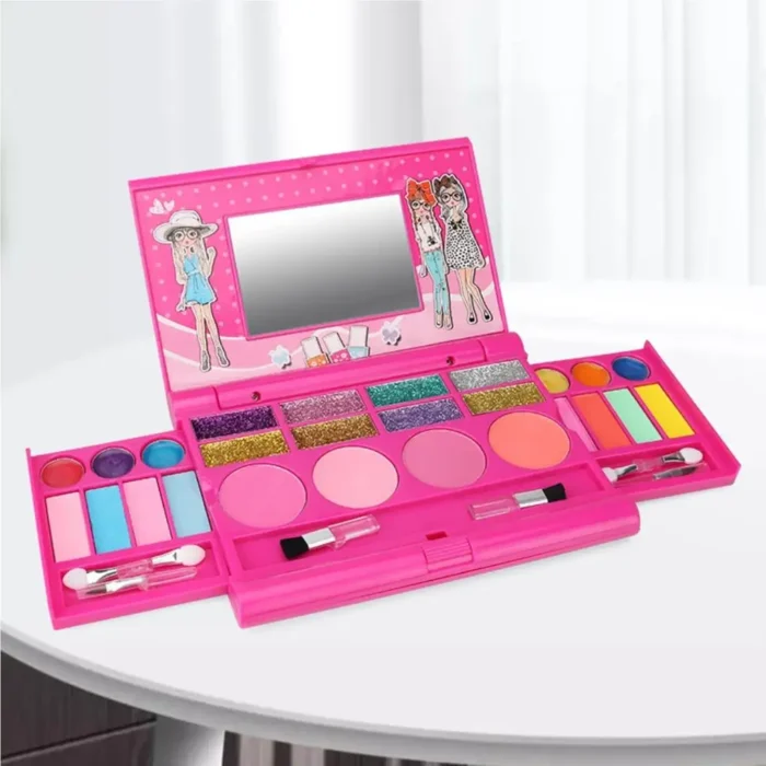 Kids Cosmetic Kit Storage Box Simulation Cosmetics Toy Household Princess 3