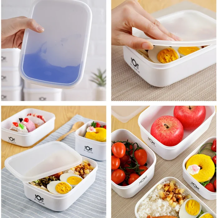 Microwave Oven Lunch Box Leakproof Bento Food Container Children Kids School Office Portable Bento Box 700 4