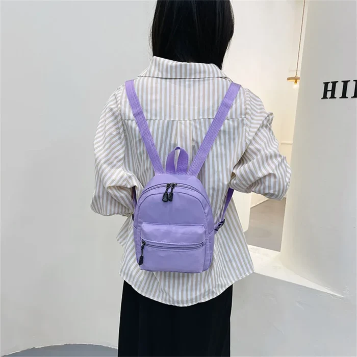 Mini Backpack Women Small Travel Bagpack Ladies Korea Style Female Student School Bag for Teenager Girls 1
