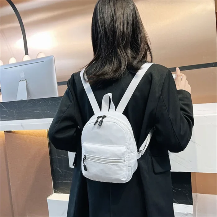Mini Backpack Women Small Travel Bagpack Ladies Korea Style Female Student School Bag for Teenager Girls 2