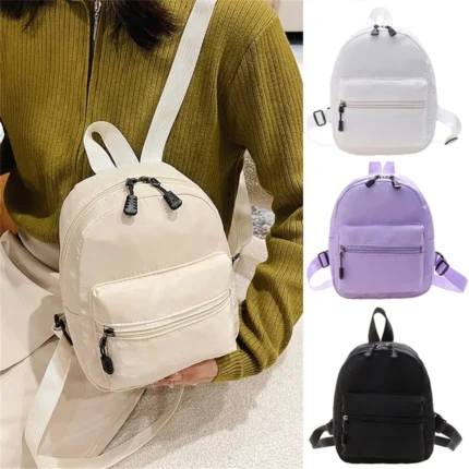Mini Backpack Women Small Travel Bagpack Ladies Korea Style Female Student School Bag for Teenager Girls