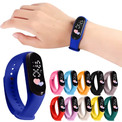 Smart Watch Men Sport Pedometer Women Dynamic Display Heart Rate Monitor Living Waterproof Kids Digital Watch