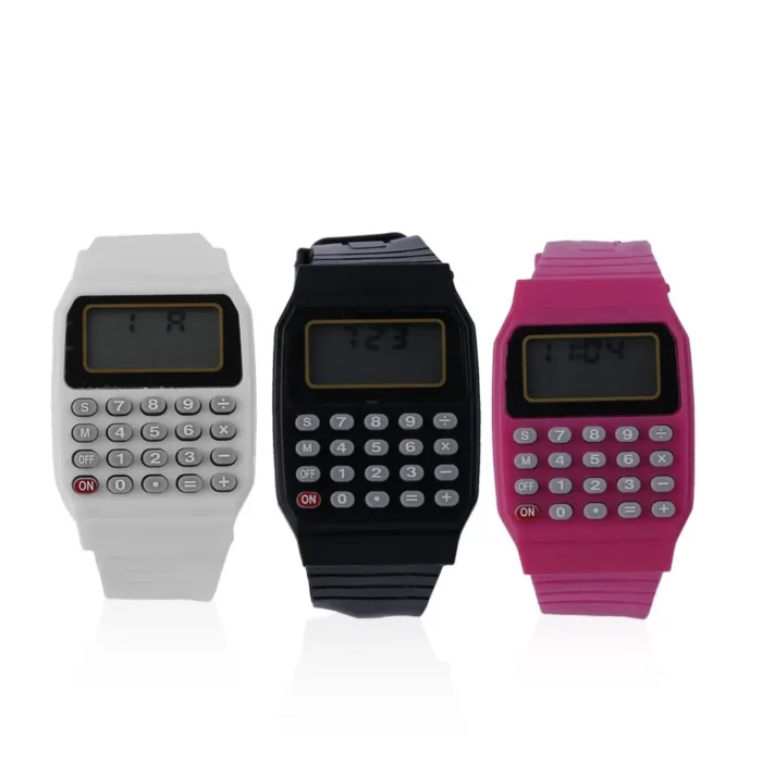 Student Children Smart Watch Calculator Digital Watch Comfortable Wear Calculator Wrist Watch For Kids Smartwatch 1