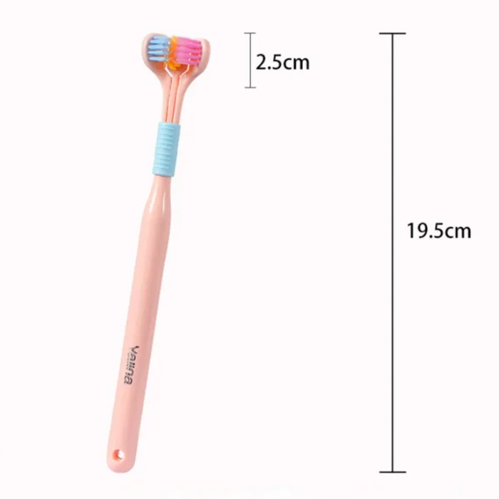 ThreeSided Soft Hair Tooth Toothbrush Oral Care Safety Teeth Brush Oral Health Cleaner Ultra Fine Soft 5